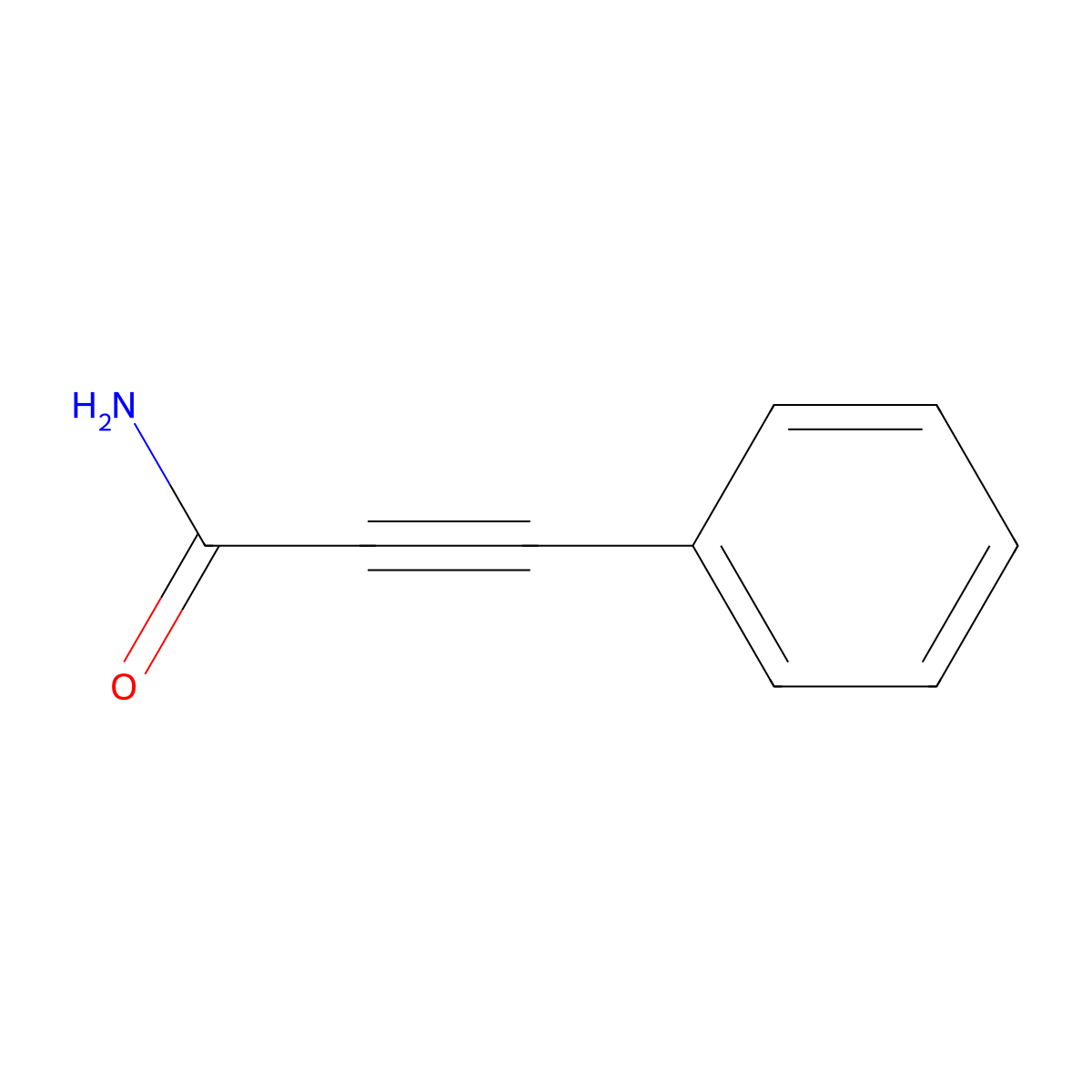 3-Phenylpropiolamide molecular structure, CAS 7223-30-5
