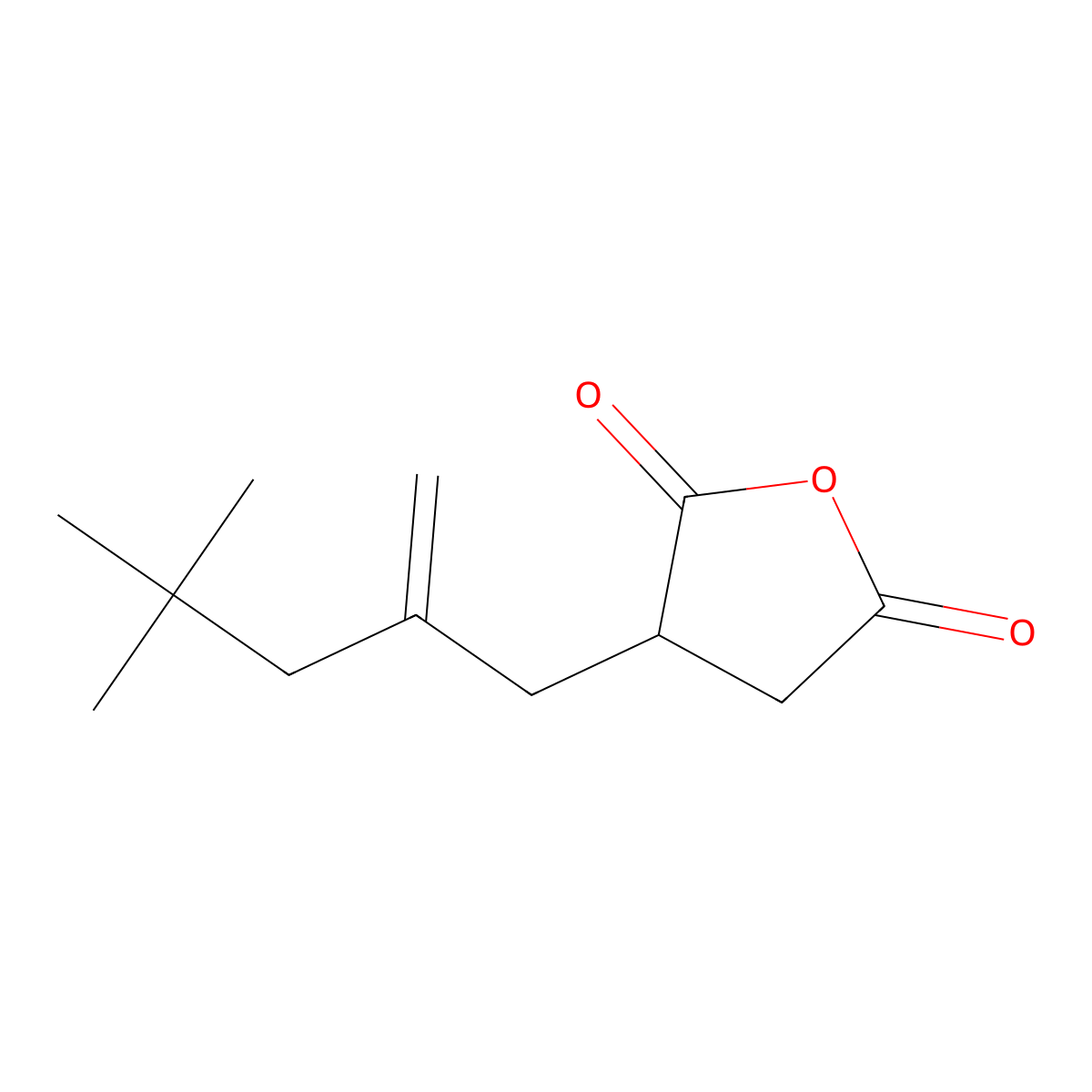 3-(2-Neopentylallyl)tetrahydrofuran-2,5-dione molecular structure, CAS 72242-65-0