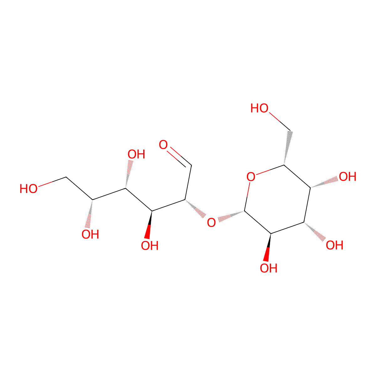 2-O-beta-D-Galactopyranosyl-D-galactose molecular structure, CAS 72244-38-3