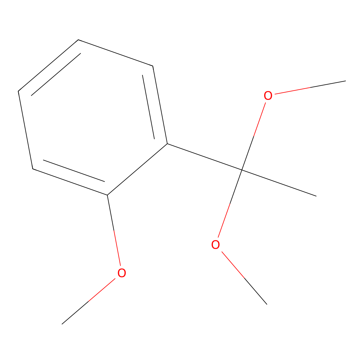 1-(1,1-Dimethoxy-ethyl)-2-methoxy-benzene molecular structure, CAS 72244-69-0
