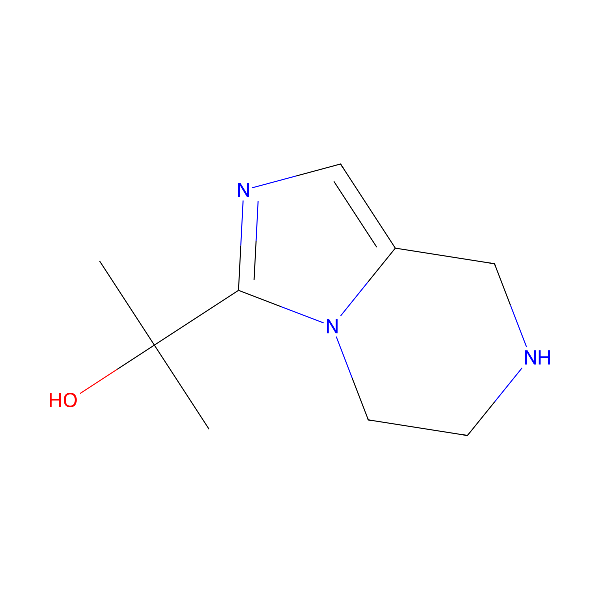 2-{5H,6H,7H,8H-imidazo[1,5-a]pyrazin-3-yl}propan-2-ol molecular structure, CAS 722454-29-7