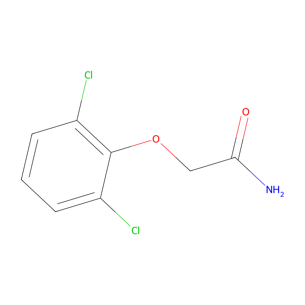 2-(2,6-Dichlorophenoxy)acetamide molecular structure, CAS 722456-97-5