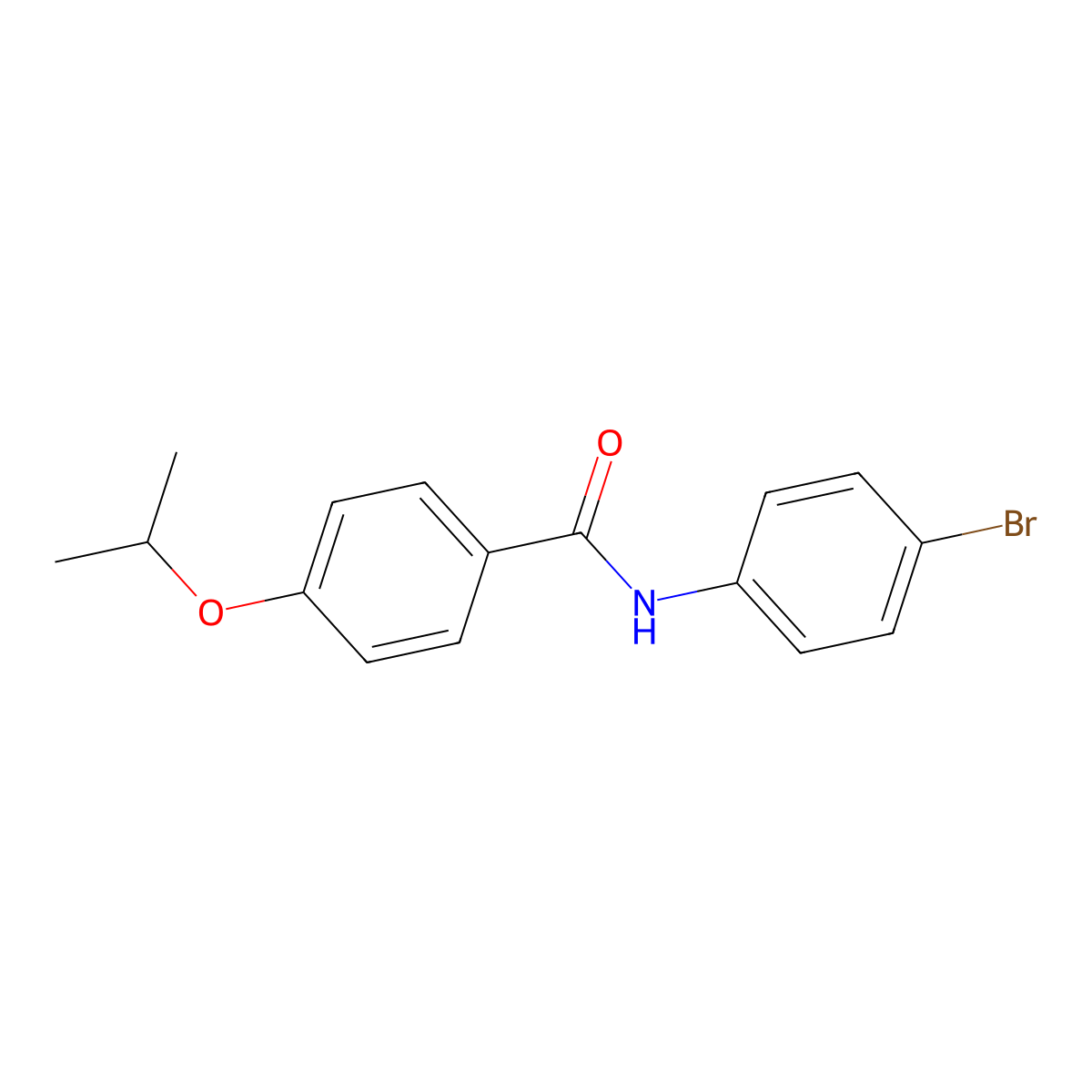 N-(4-bromophenyl)-4-propan-2-yloxybenzamide molecular structure, CAS 722461-12-3