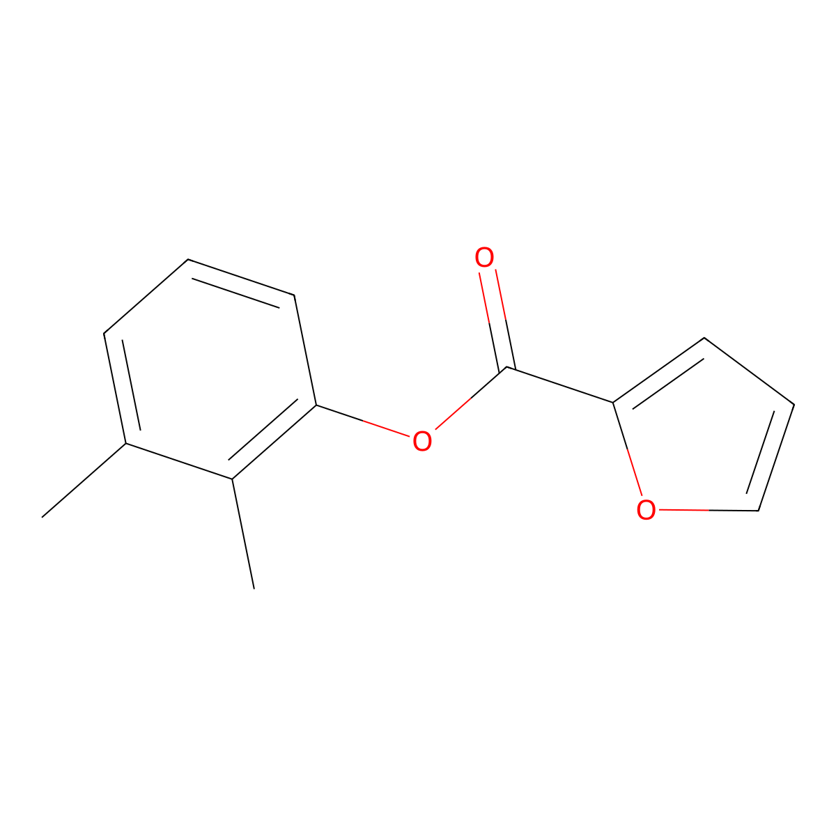 (2,3-Dimethylphenyl) furan-2-carboxylate molecular structure, CAS 722465-76-1