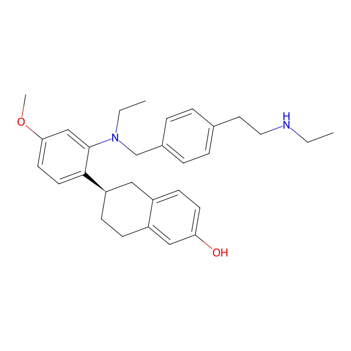 Elacestrant molecular structure, CAS 722533-56-4
