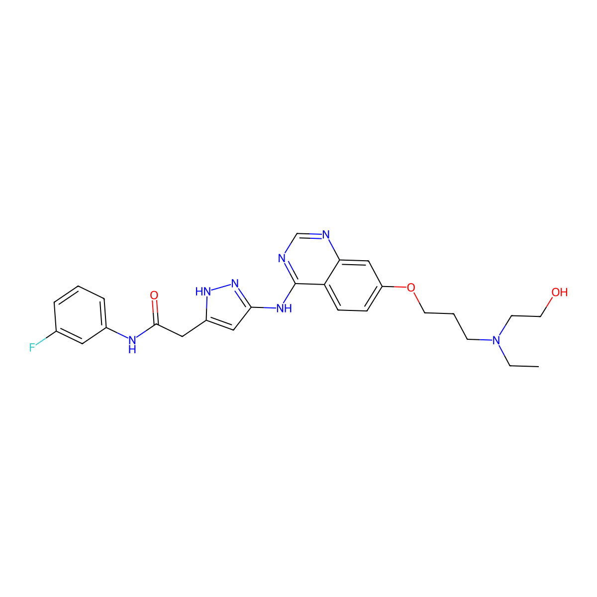 Defosbarasertib molecular structure, CAS 722544-51-6