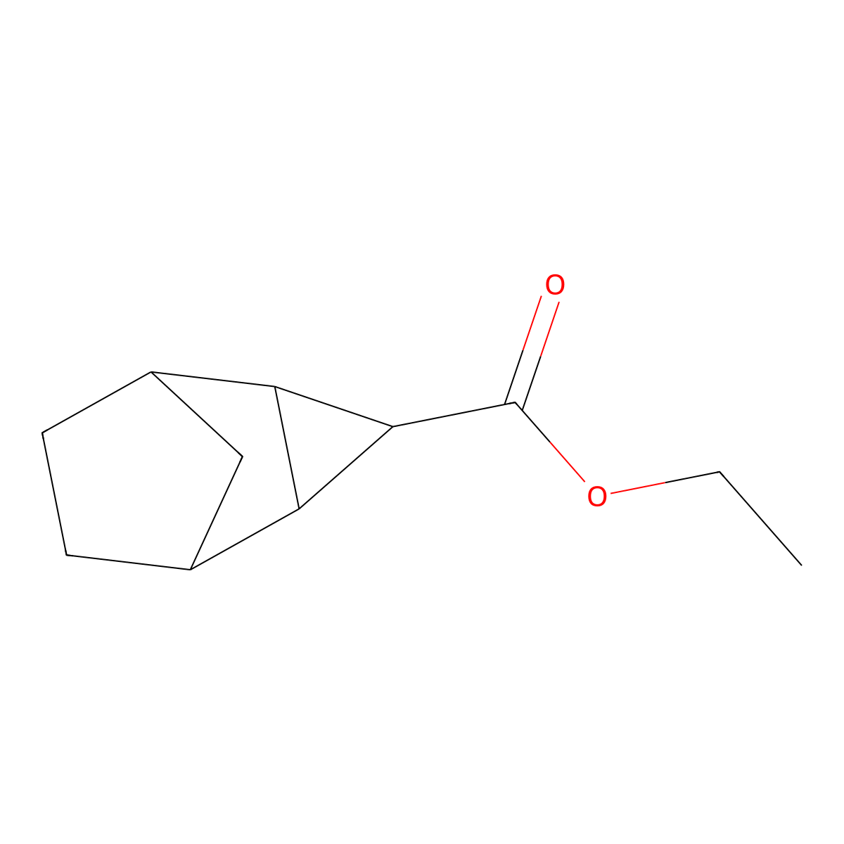 3-(Ethoxycarbonyl)tricyclo[3.2.1.0]octane molecular structure, CAS 72258-14-1