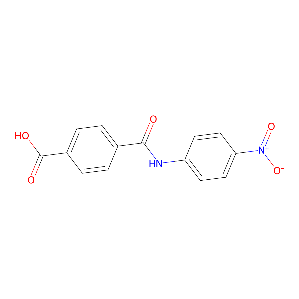 4-[(4-nitrophenyl)carbamoyl]benzoic Acid molecular structure, CAS 72269-16-0