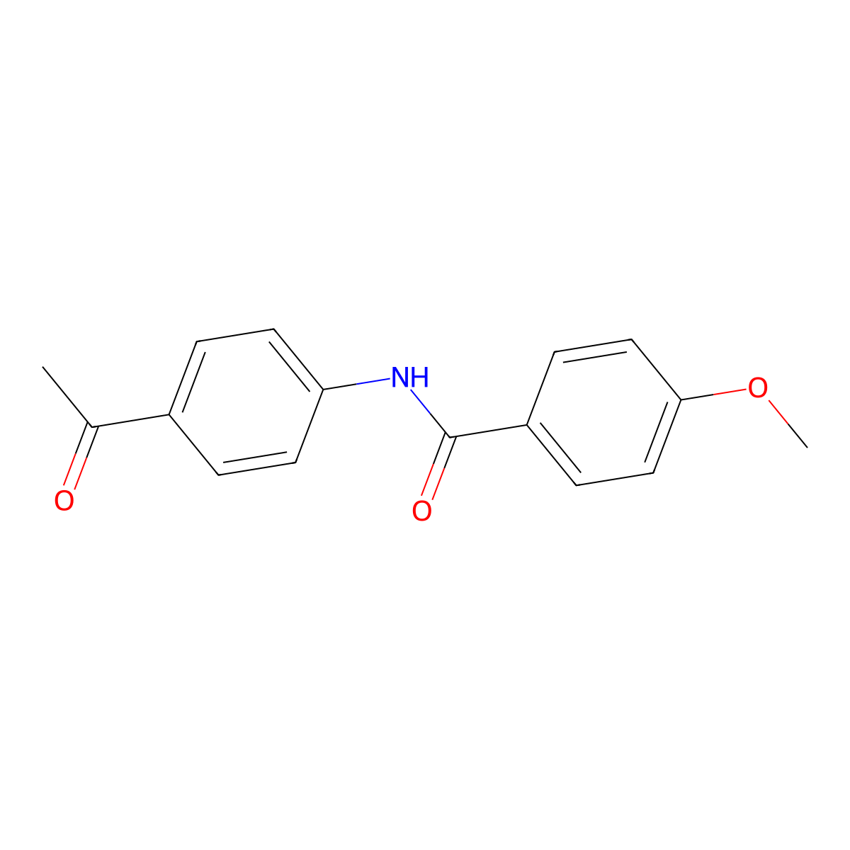 N-(4-acetylphenyl)-4-methoxybenzamide molecular structure, CAS 72269-25-1