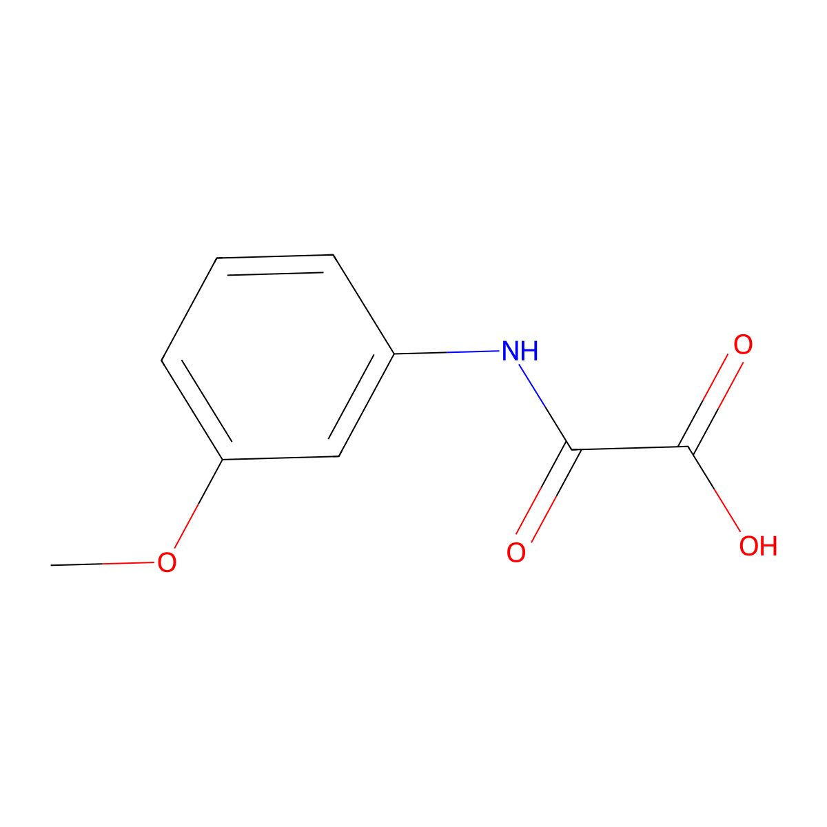 [(3-Methoxyphenyl)carbamoyl]formic acid molecular structure, CAS 72269-26-2