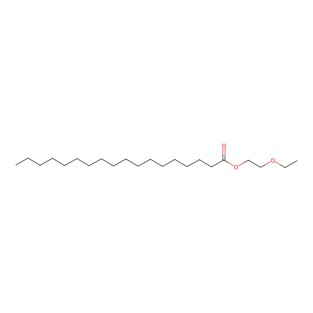 2-Ethoxyethyl stearate molecular structure, CAS 72269-51-3