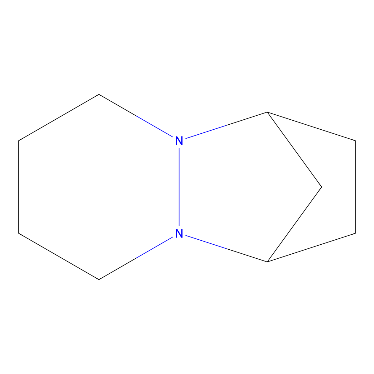 1,4-Methanopyrazino(1,2-a)pyridazine, octahydro- molecular structure, CAS 72282-74-7