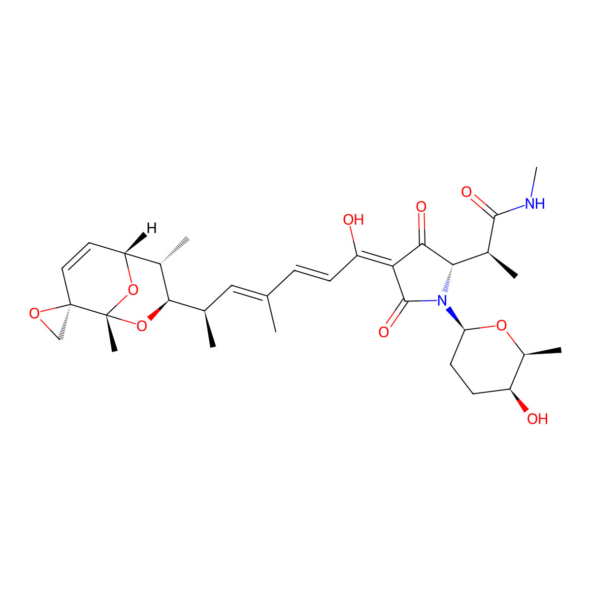 Streptolydigin molecular structure, CAS 7229-50-7
