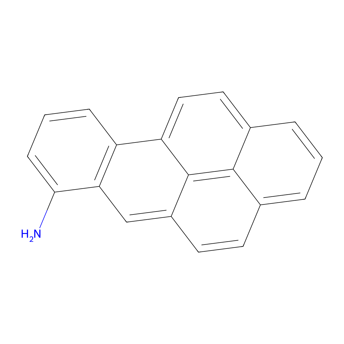 7-Aminobenzo[A]pyrene molecular structure, CAS 72297-05-3