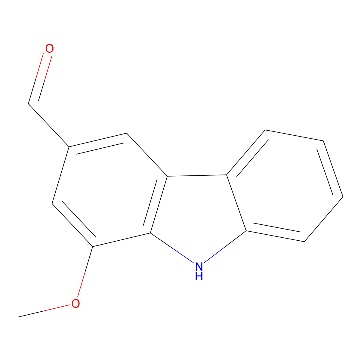 Murrayanine molecular structure, CAS 723-97-7