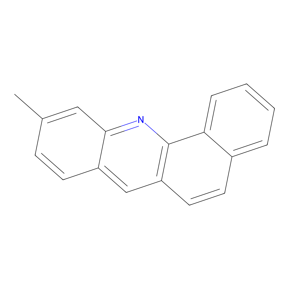 10-Methylbenz(c)acridine molecular structure, CAS 7230-71-9