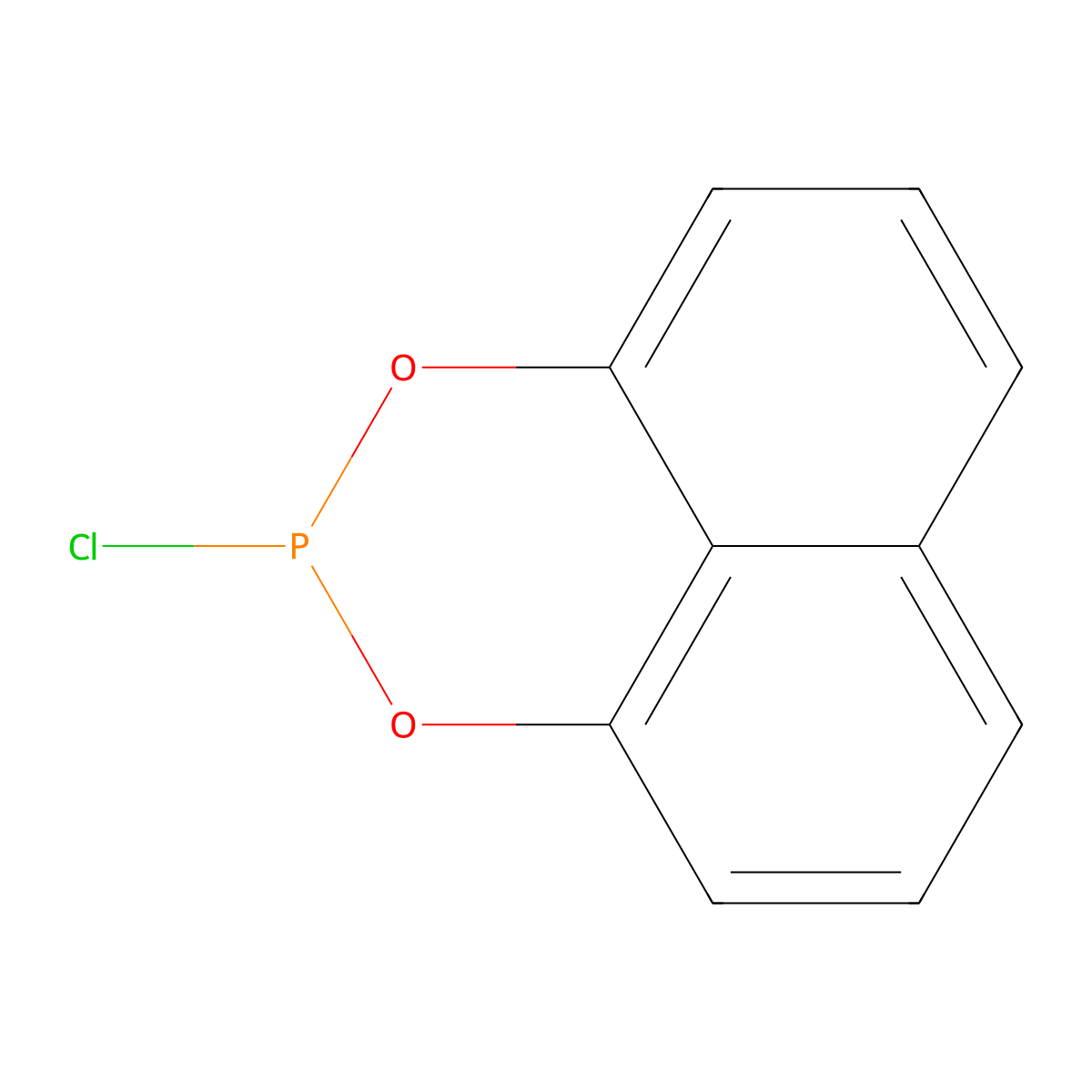 2-Chloronaphtho[1,8-D,E][1,3,2]dioxaphosphinine molecular structure, CAS 72310-28-2
