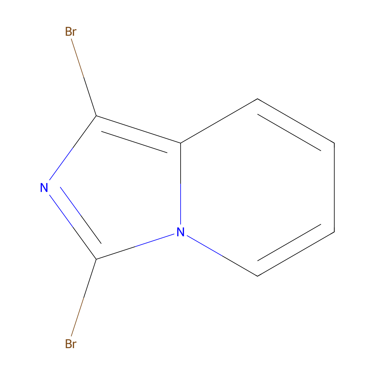 1,3-Dibromoimidazo[1,5-a]pyridine molecular structure, CAS 72315-45-8