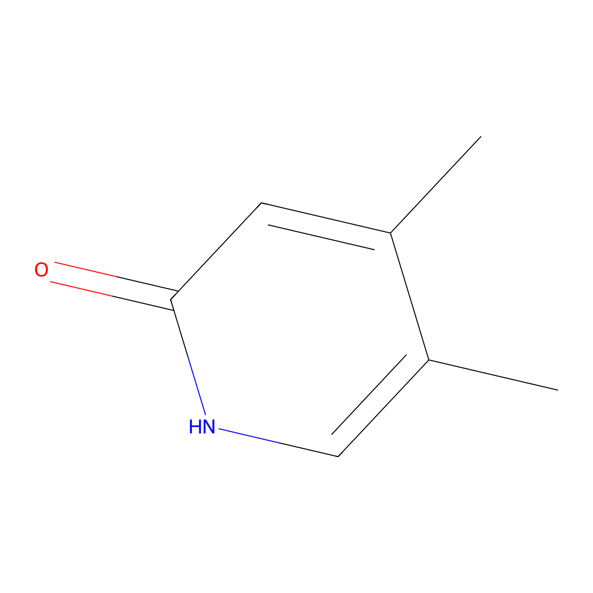 4,5-Dimethylpyridin-2(1H)-one molecular structure, CAS 72323-56-9