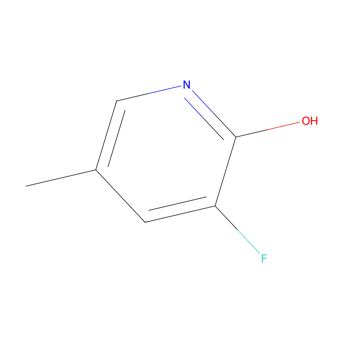 3-Fluoro-5-methyl-1,2-dihydropyridin-2-one molecular structure, CAS 72323-59-2