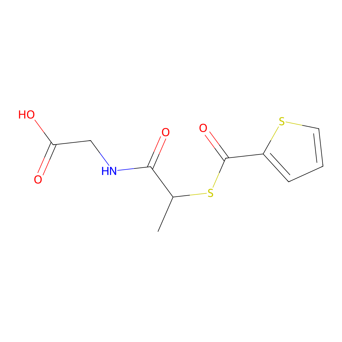 Stepronin molecular structure, CAS 72324-18-6