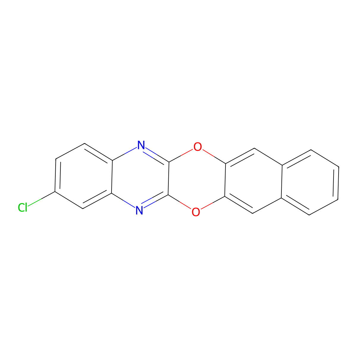 2-Chloronaphtho[2',3':5,6][1,4]dioxino[2,3-b]quinoxaline molecular structure, CAS 723247-51-6