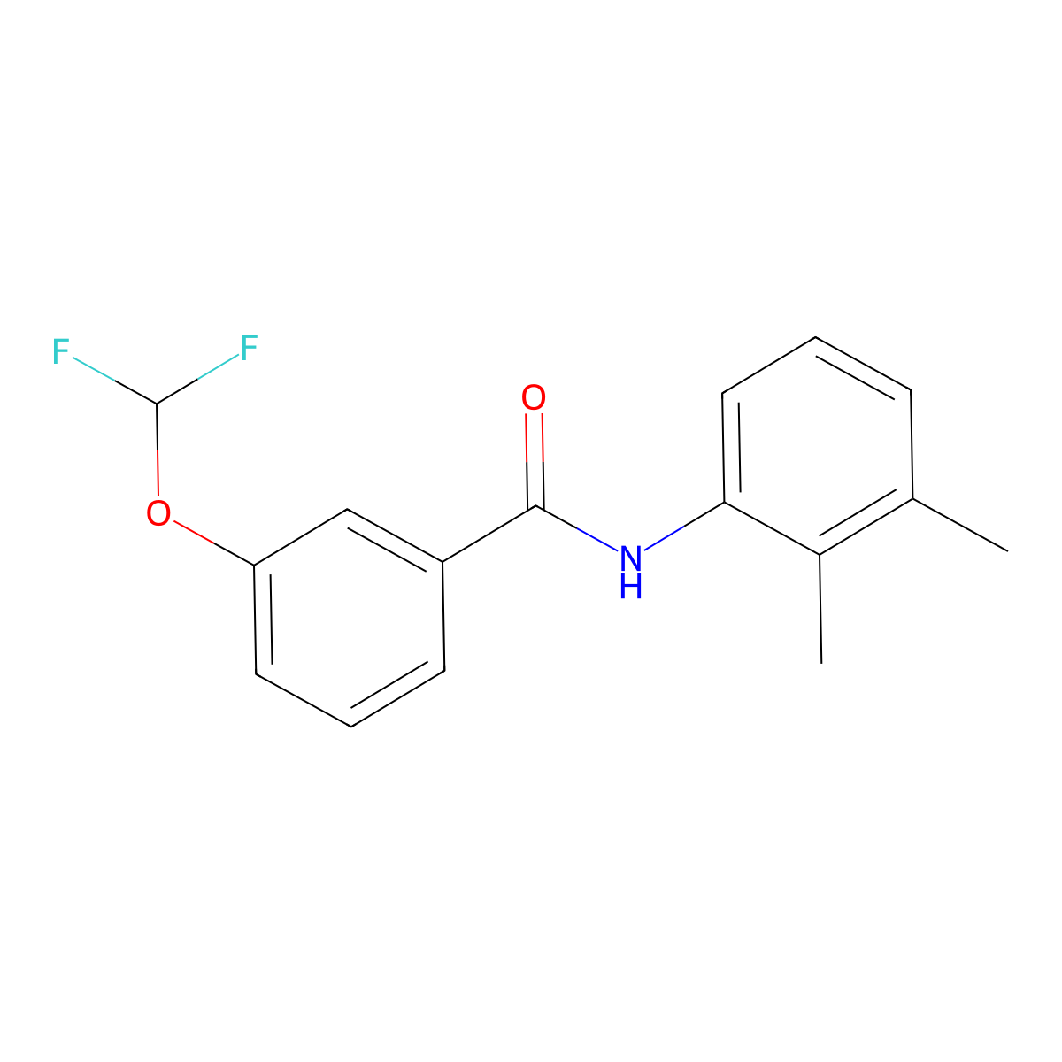 3-(difluoromethoxy)-N-(2,3-dimethylphenyl)benzamide molecular structure, CAS 723253-21-2