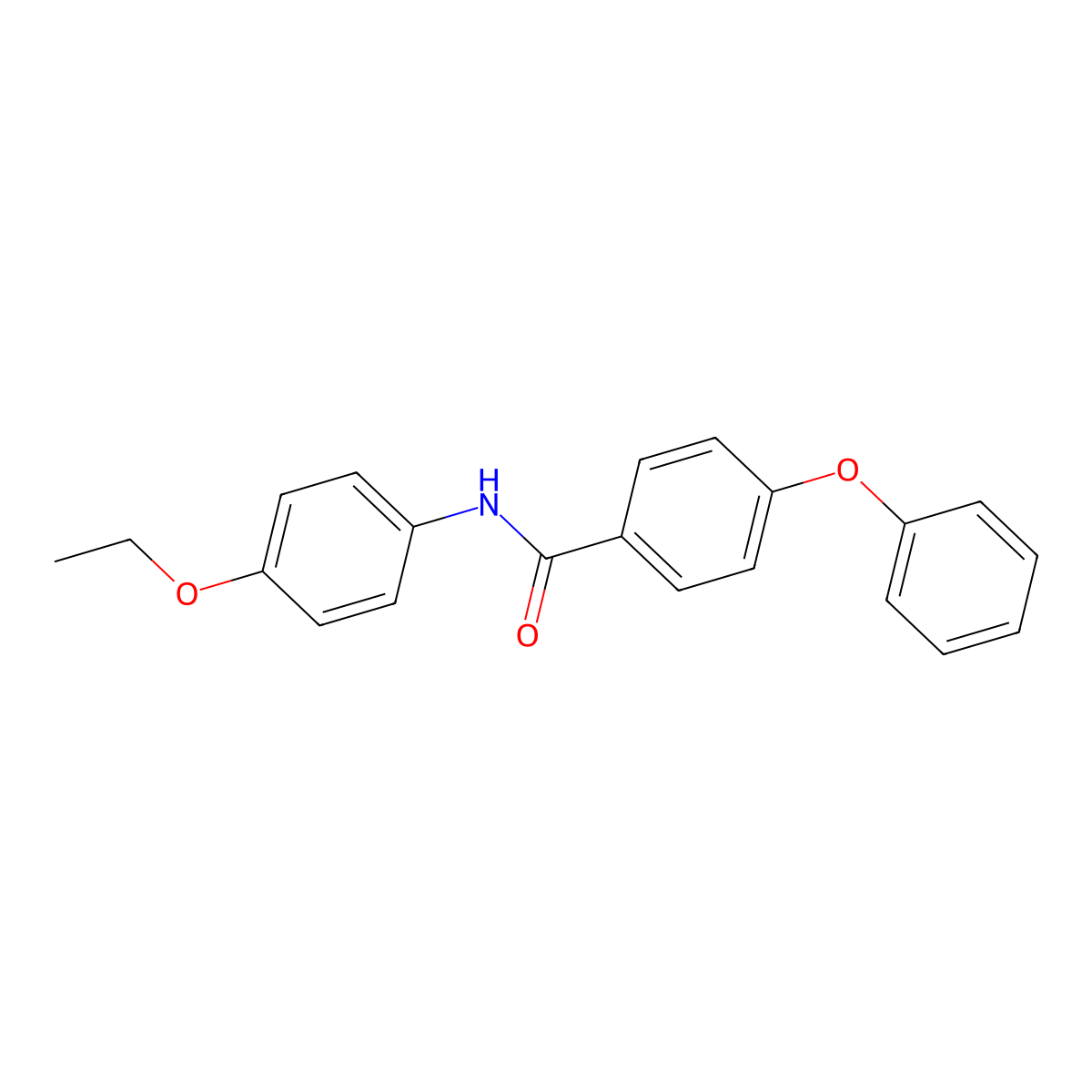 N-(4-ethoxyphenyl)-4-phenoxybenzamide molecular structure, CAS 723255-51-4