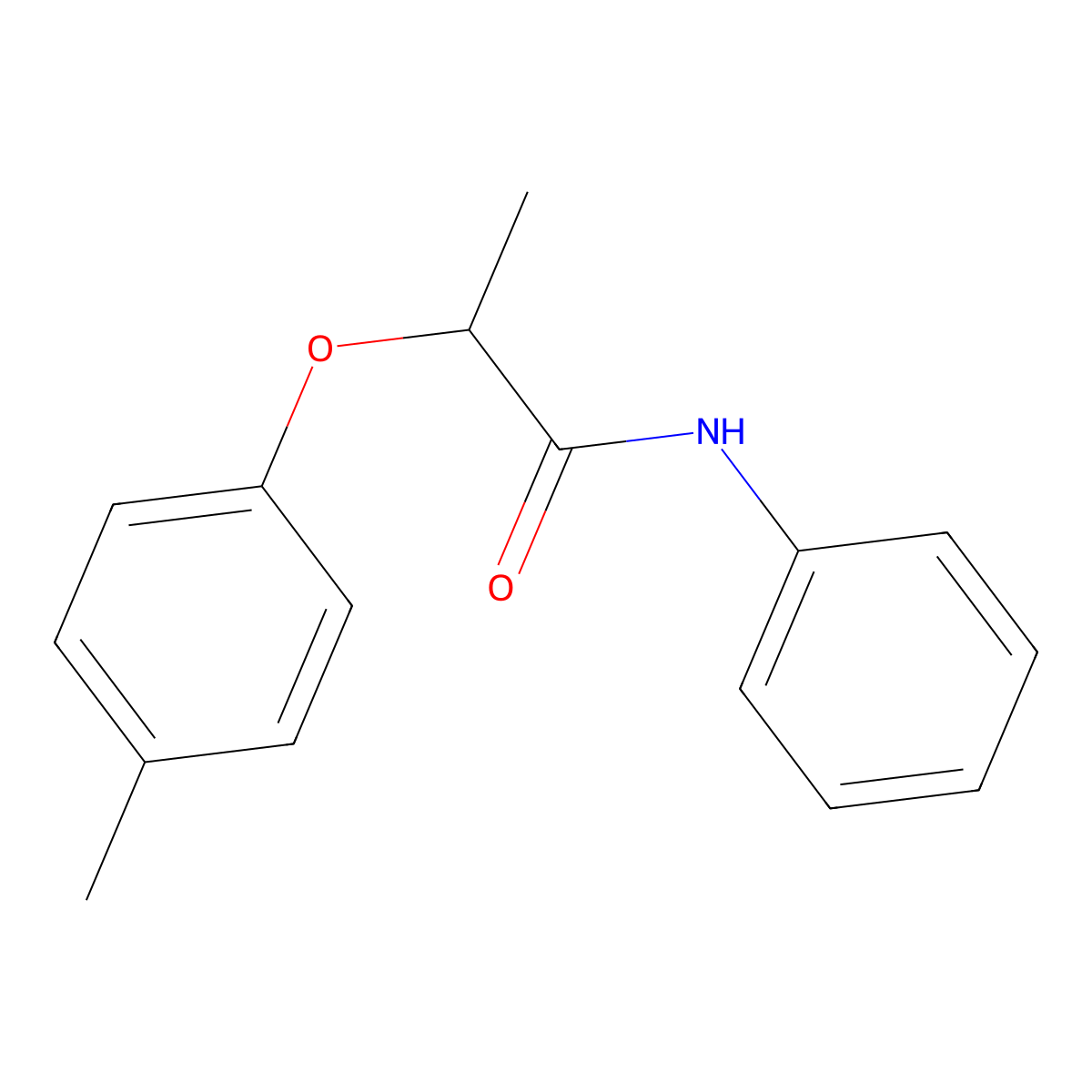 2-(4-methylphenoxy)-N-phenylpropanamide molecular structure, CAS 723258-31-9