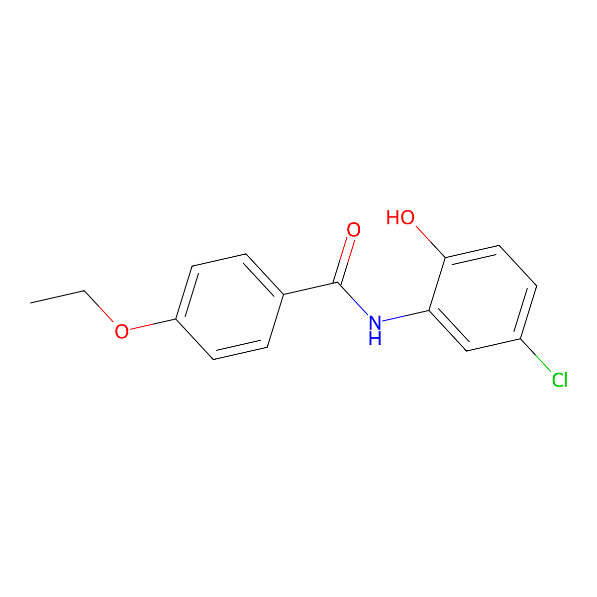 N-(5-chloro-2-hydroxyphenyl)-4-ethoxybenzamide molecular structure, CAS 723260-14-8