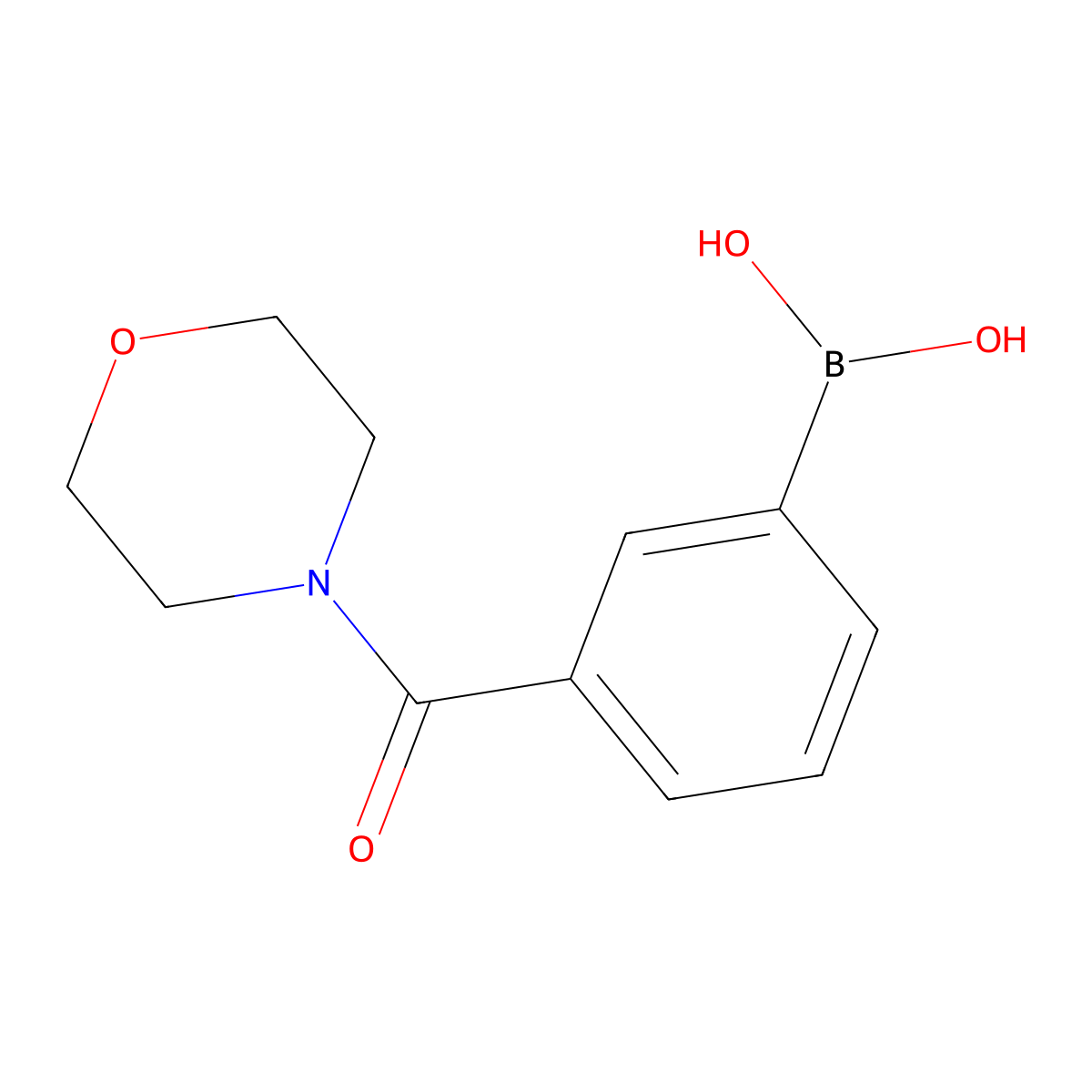 3-(Morpholine-4-carbonyl)phenylboronic acid molecular structure, CAS 723281-55-8