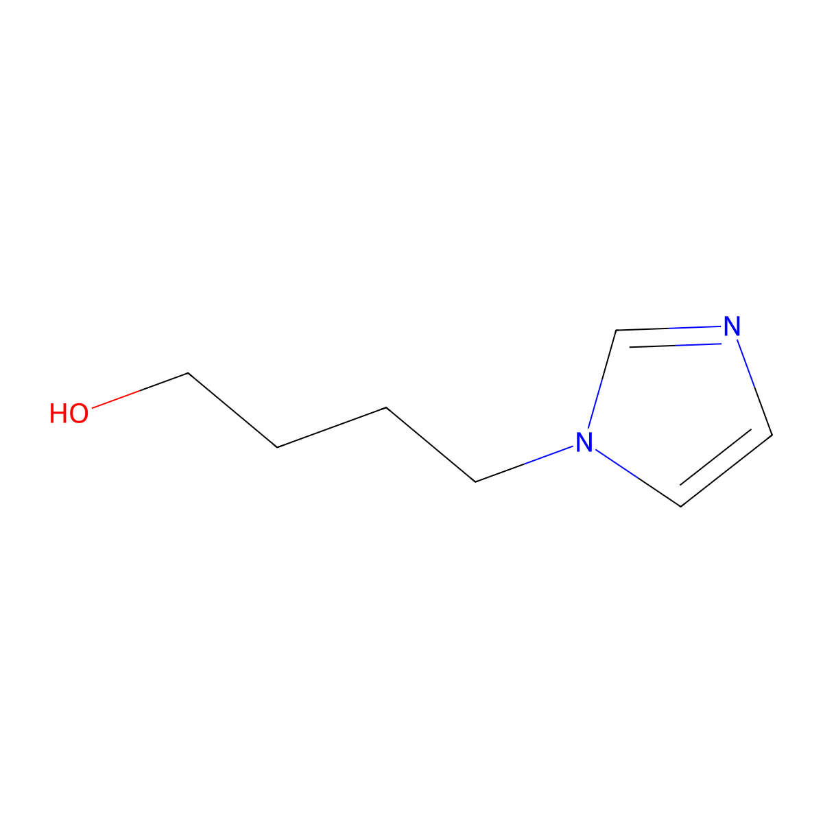 4-(1H-imidazol-1-yl)butan-1-ol molecular structure, CAS 72338-60-4