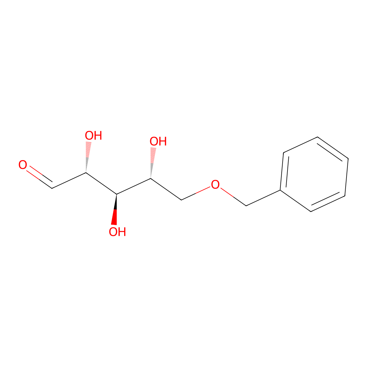 5-O-Benzyl-D-ribose molecular structure, CAS 72369-89-2
