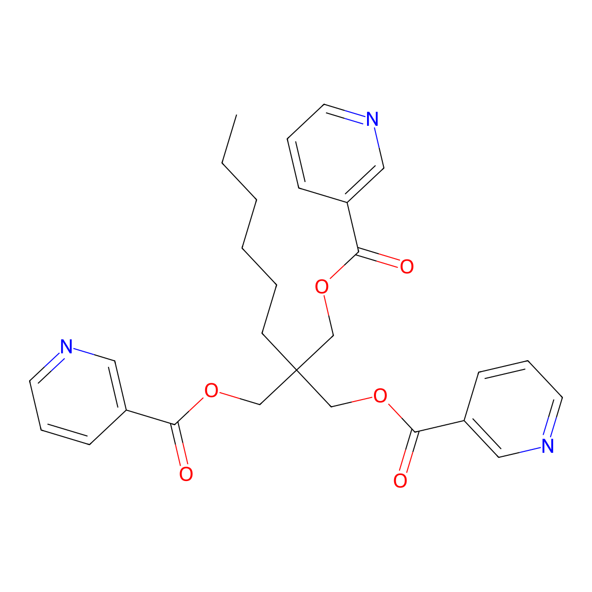 Hepronicate molecular structure, CAS 7237-81-2