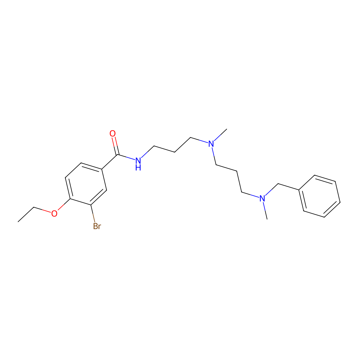 N-[3-({3-[benzyl(methyl)amino]propyl}(methyl)amino)propyl]-3-bromo-4-ethoxybenzamide molecular structure, CAS 723737-19-7