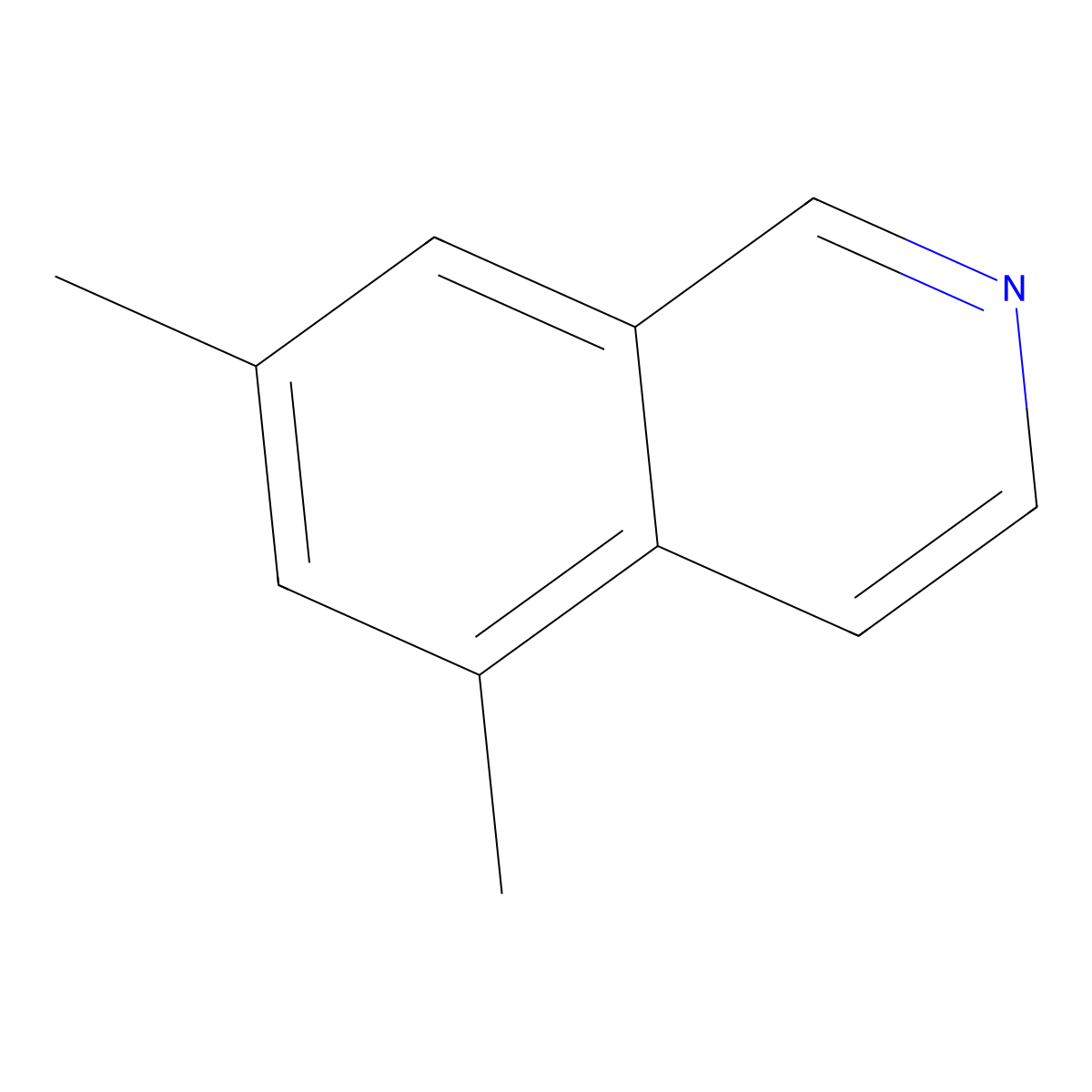 5,7-Dimethylisoquinoline molecular structure, CAS 72374-17-5