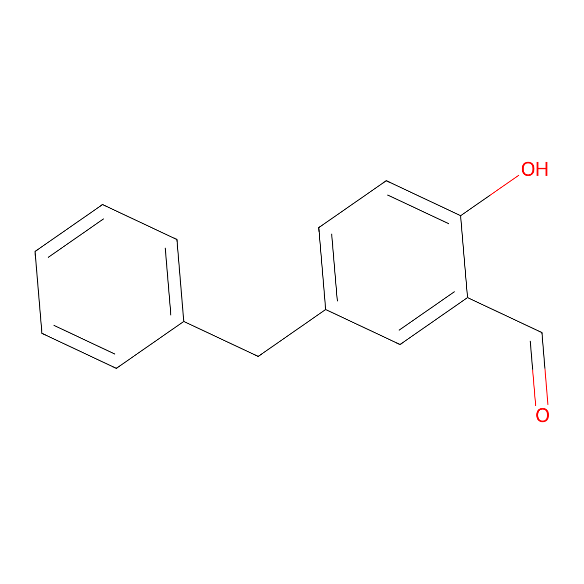 5-Benzyl-2-hydroxybenzaldehyde molecular structure, CAS 72375-01-0