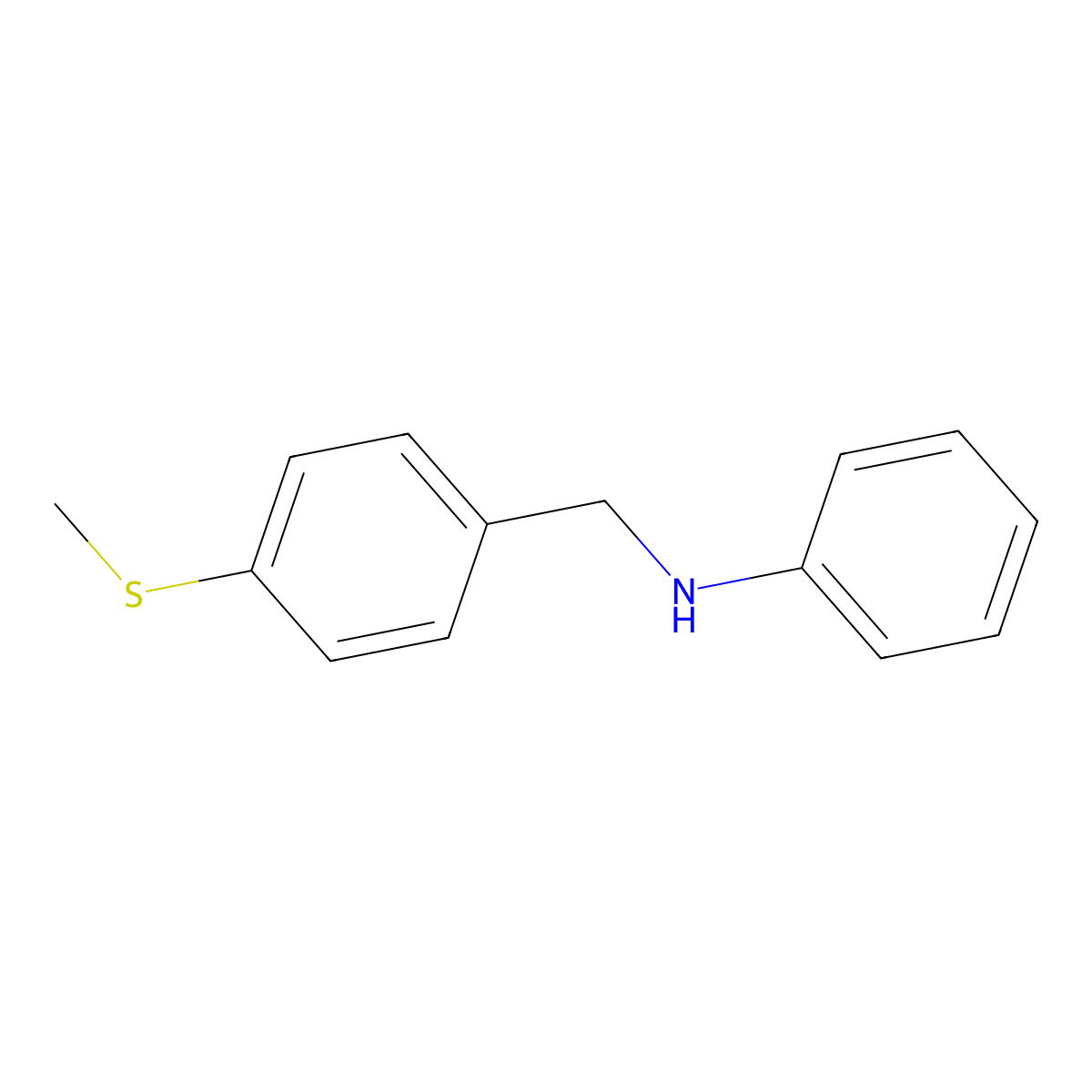 N-[4-(methylsulfanyl)benzyl]-N-phenylamine molecular structure, CAS 723753-86-4