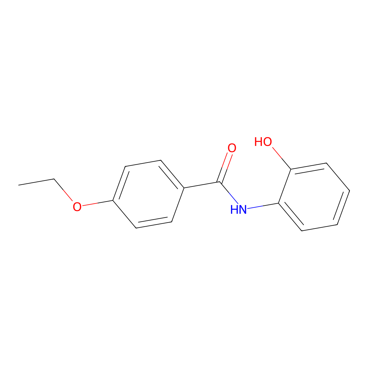 4-ethoxy-N-(2-hydroxyphenyl)benzamide molecular structure, CAS 723755-67-7