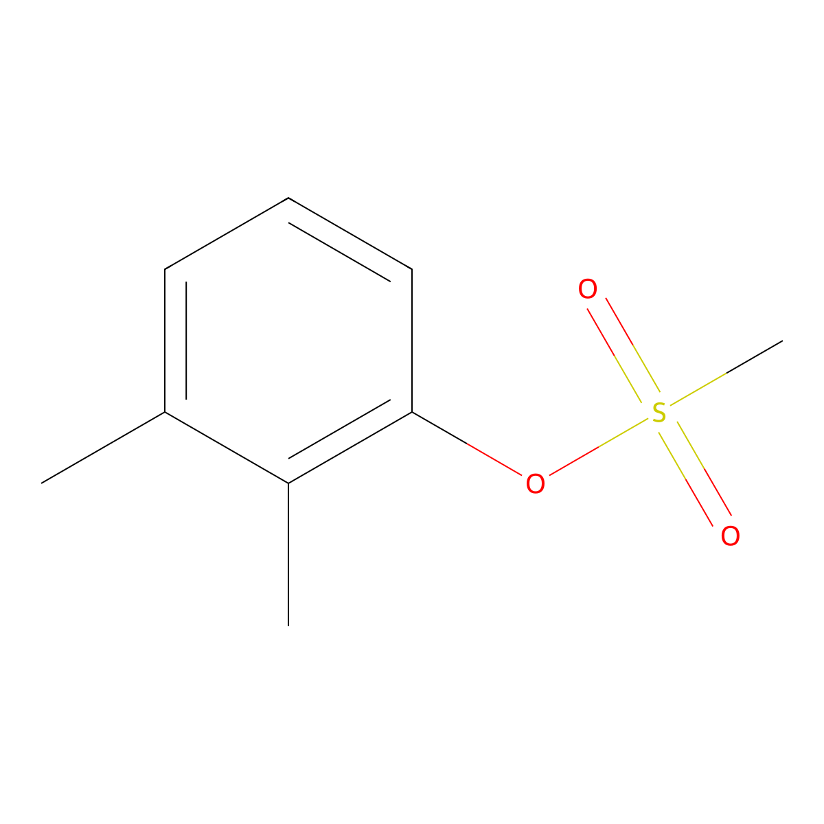 2,3-Dimethylphenyl methanesulfonate molecular structure, CAS 723759-65-7