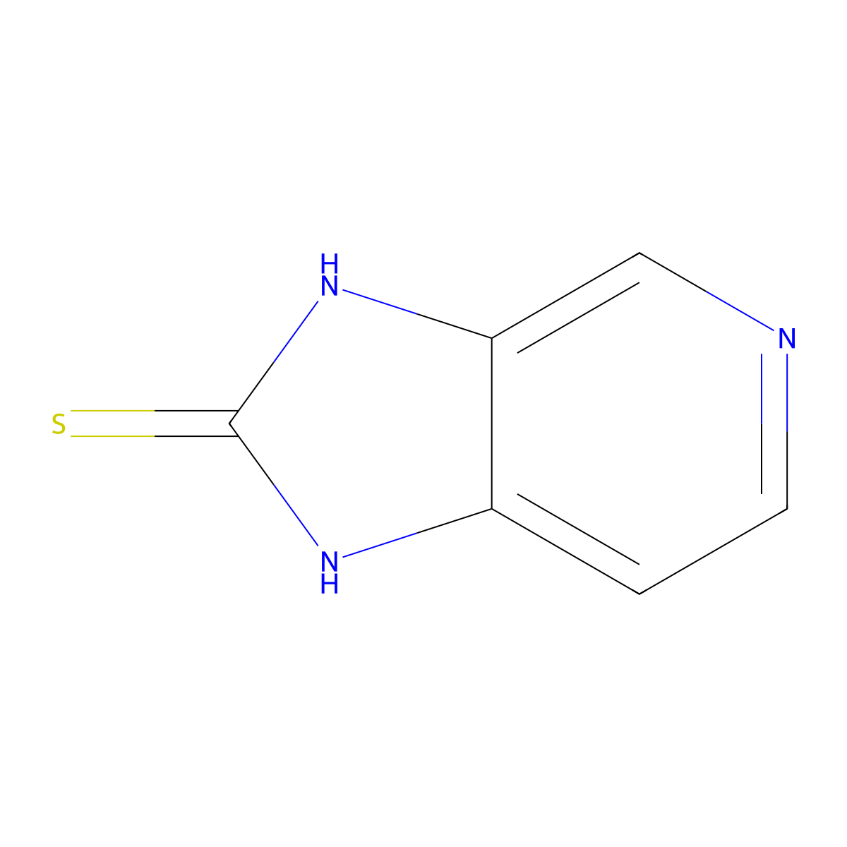 1H-Imidazo[4,5-C]pyridine-2(3H)-thione molecular structure, CAS 7239-81-8