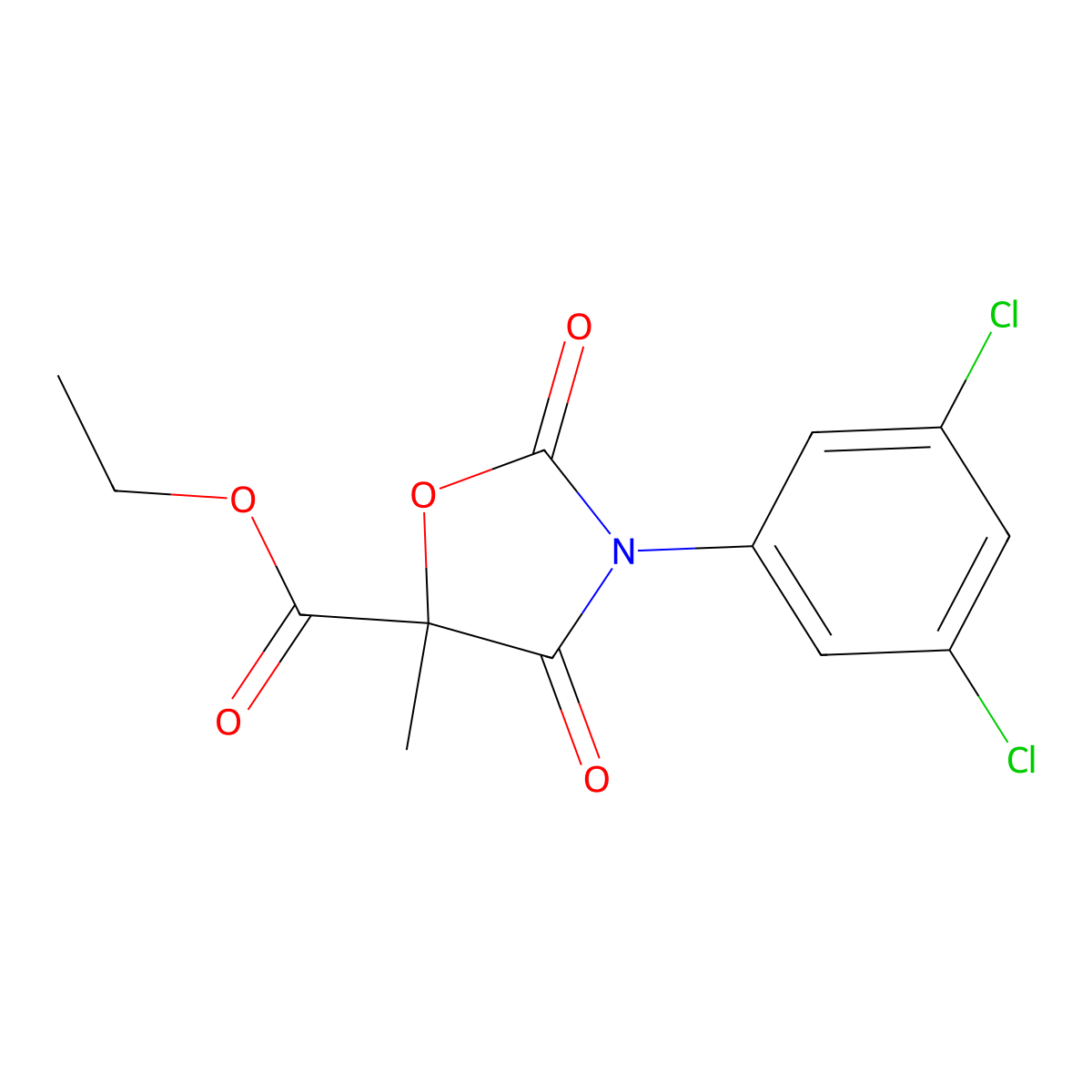 Chlozolinate molecular structure, CAS 72391-46-9