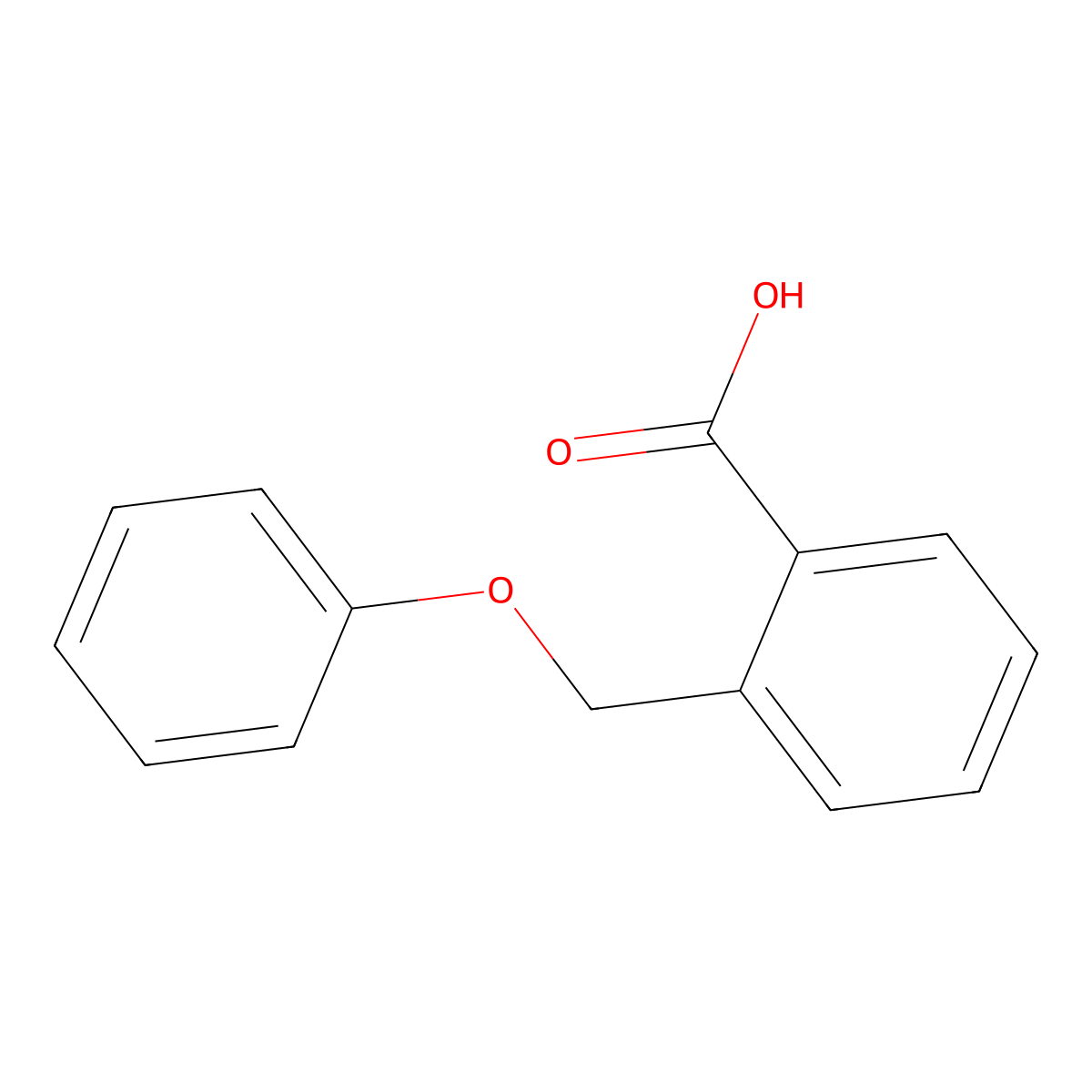 2-(Phenoxymethyl)benzoic acid molecular structure, CAS 724-98-1