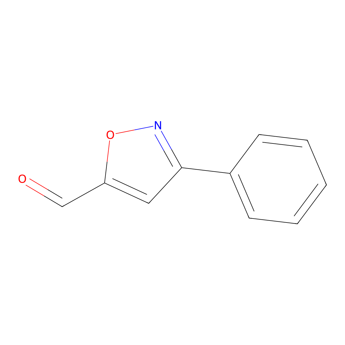 3-Phenyl-1,2-oxazole-5-carbaldehyde molecular structure, CAS 72418-40-7