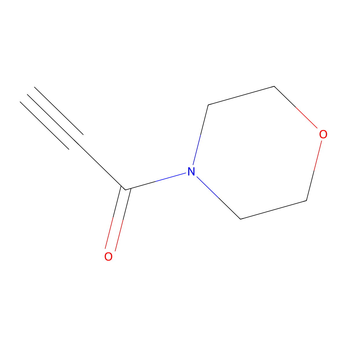 1-(Morpholin-4-yl)prop-2-yn-1-one molecular structure, CAS 72431-18-6