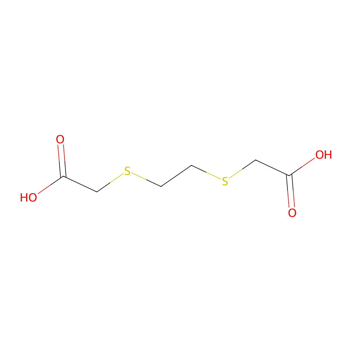 (Ethylenedithio)diacetic Acid molecular structure, CAS 7244-02-2