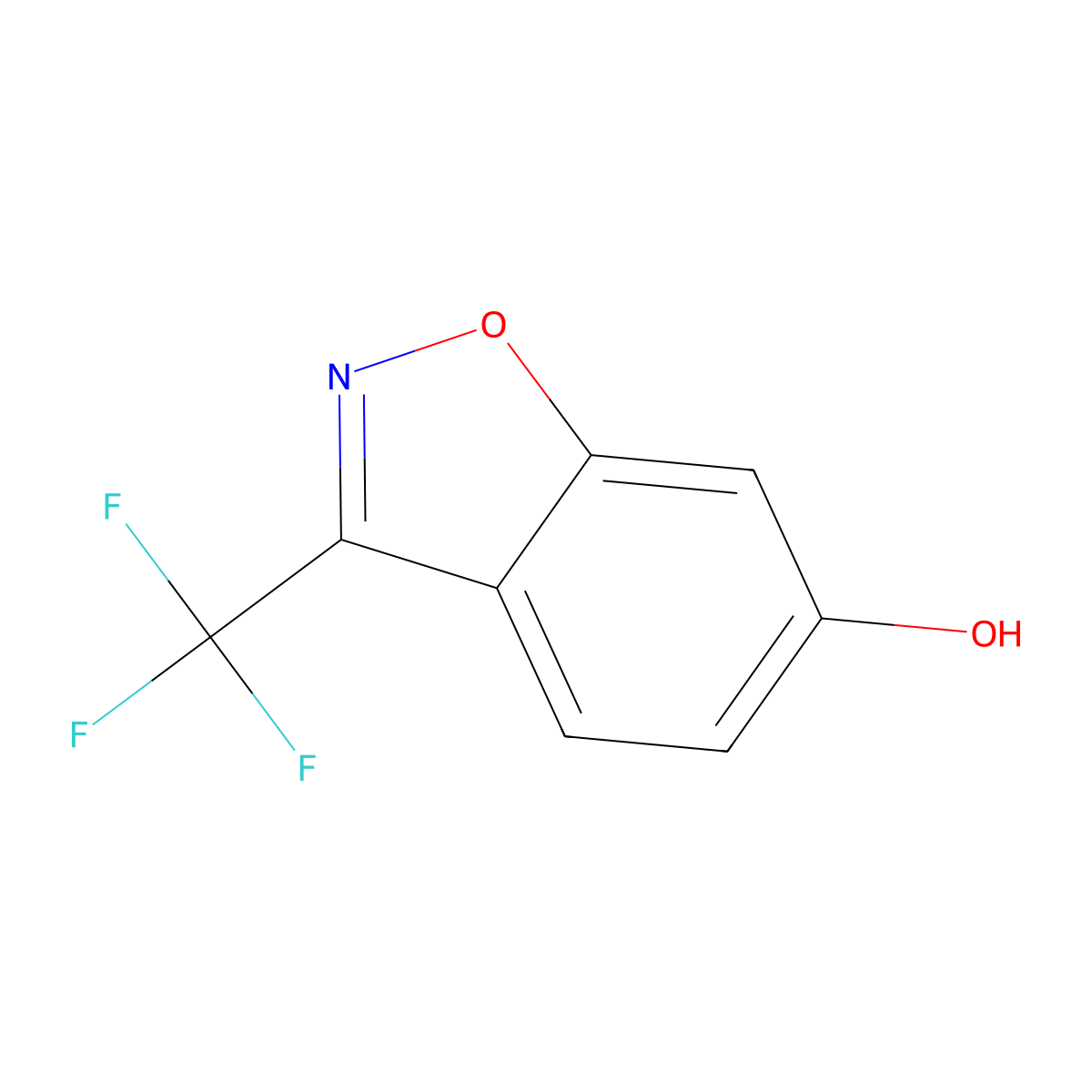3-(Trifluoromethyl)-1,2-benzoxazol-6-ol molecular structure, CAS 724466-52-8