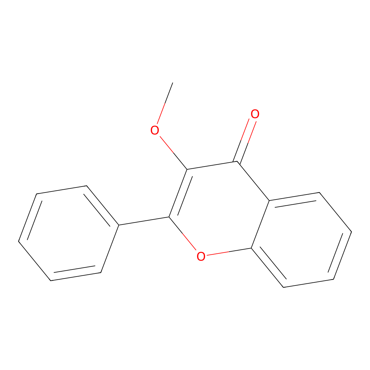 3-Methoxyflavone molecular structure, CAS 7245-02-5