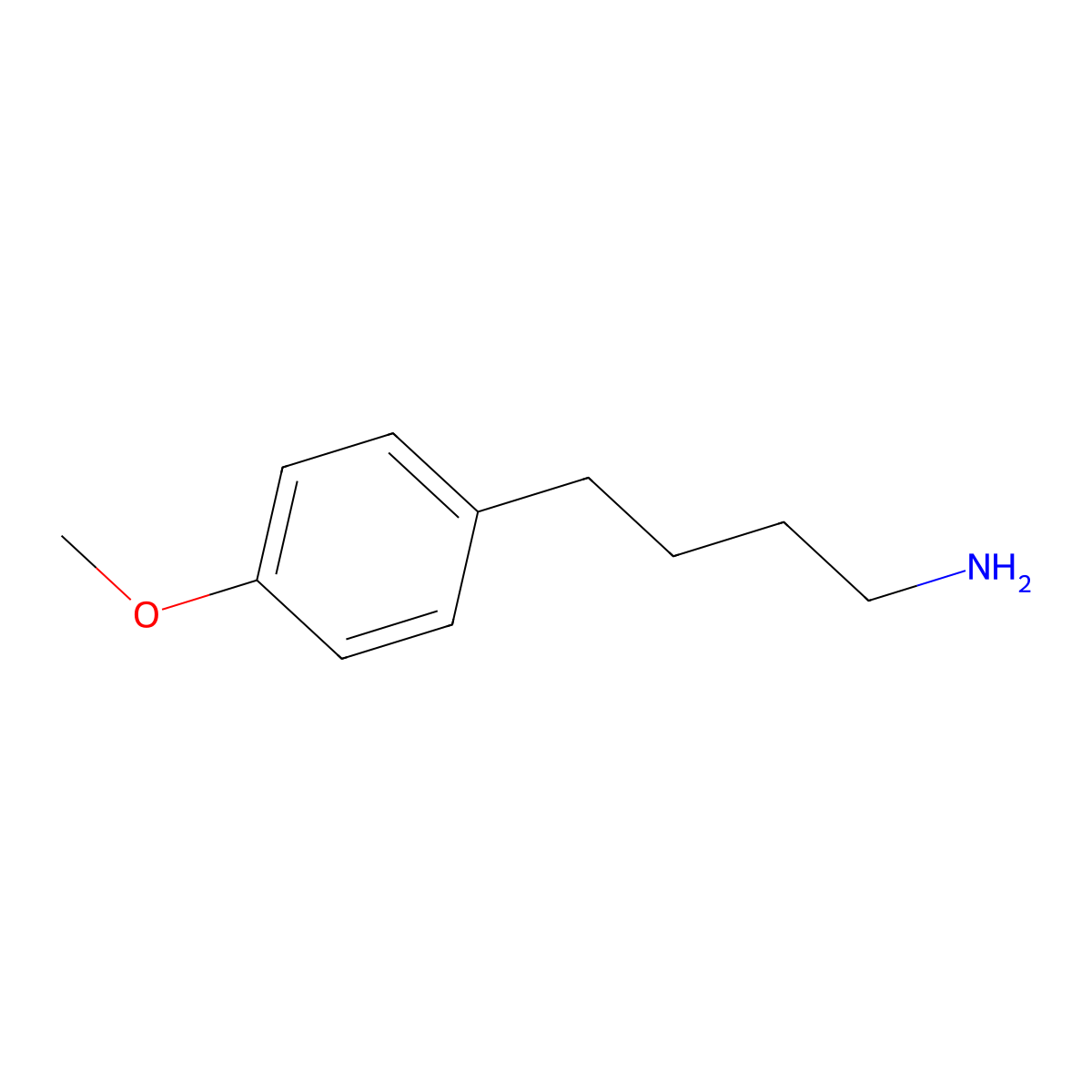 4-(4-Methoxyphenyl)butan-1-amine molecular structure, CAS 72457-26-2