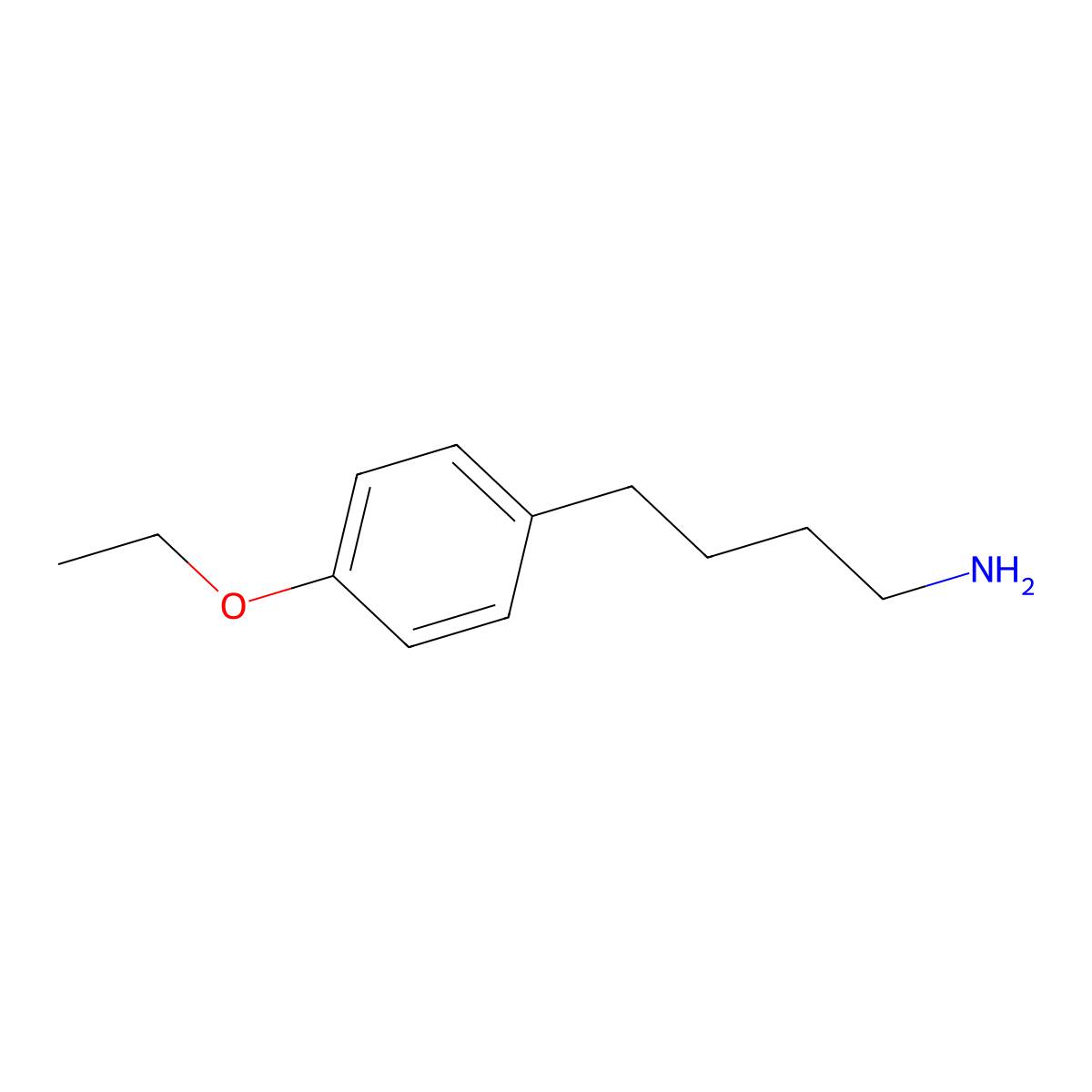 4-(4-Ethoxyphenyl)butan-1-amine molecular structure, CAS 72457-46-6